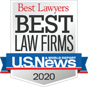An image of the Best Law Firm from US news and World Report for 2020 given to Steinberg Garellek.